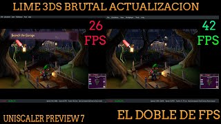 LIME3DS BRUTAL MEJORA, EL DOBLE DE FPS, Y TE TRAIGO EL UNISCALER PREVIEW 7 FSR 3 FG