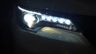 Custom Headlamp Fortuner VRZ dan Foglamp Projector