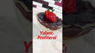 Yalancı Profiterol | Muhallebi | Kedidilli Tatlı