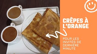 crêpes à l'orange