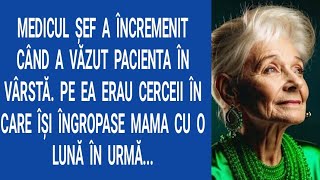 Medicul șef a încremenit când a văzut pacienta în vârstă.Pe ea erau cerceii în care își îngropase...