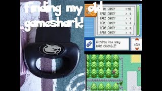 finding my GBA gameshark for the first time in years!