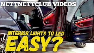 BMW F10 Interior lights LED upgrade + Special bonus!