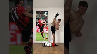 Footballers poses level 1 to 10 ⚽ #flexibility #yoga #workout #mobility #gym #amazing #football #wtf