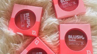 A nova versão de blush da Dailus. 4 cores para ficar coradinha e natural #makeup #recebidos