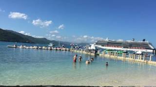 TIME LAPSE: LABADEE HAITI COLUMBUS COVE Celebrity Cruises Royal Caribbean