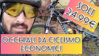 occhiali da ciclismo economici