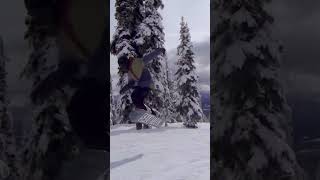 How to Shifty Backside 180 on a snowboard #shorts