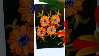 Great Art ♥️ Beautiful Flower Painting 🖌️🌿 #shorts #youtubeshorts #viralvideo #diy