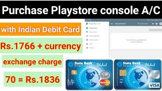 I purchase my new play store console with Indian debit card | how to purchase play store console