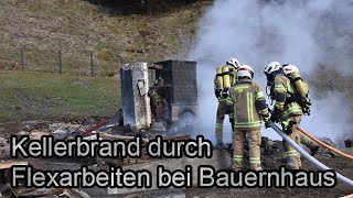 🔥 Kellerbrand bei Bauernhaus in Tux 🚒