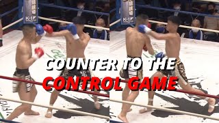 Boxing Tip! Counter to Lead Hand Control (Southpaw vs Orthodox)