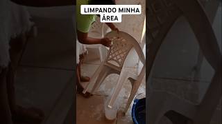 LIMPANDO MINHA ÁREA #faxinanasala #organização #limpeza #faxinanacasatoda #faxina #casa