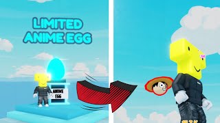 SPENDING 7 MILLION WINS ON THE ANIME EVENT EGG!! (Roblox Race Clicker)