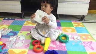 Baby play Staking Ring Toys | Fisher-Price Staking Ring Toy | 1 year old | #kidsactivities #cutebaby