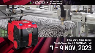 URGENT! Nov. 7 ~ 9, 2023! Come & See Live OPTIMA STEAMER at Gulfood Manufacturing 2023!