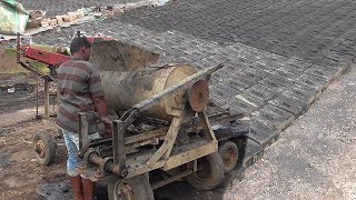 Automated BRICKS MAKING Machine with FLYASH Use Manpower | Simple ENTON / Small Scale IndustrY Ideas