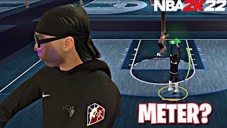 Stage 1V1 Court but I used my SHOT METER by ACCIDENT on NBA2k22! (2-WAY PLAYMAKER)