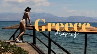 GREECE VLOG vol 2 | relaxing vacation video, singing on a beach with my sister