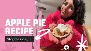 Mini Apple Pie Recipe | Vlogmas day 7 | Weight Watchers Recipe