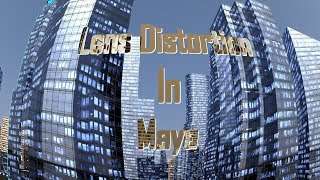 Maya Quick Tip: Lens Distortion Effect with Arnold