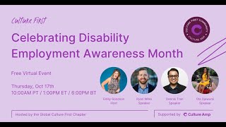 Celebrating Disability Employment Awareness Month