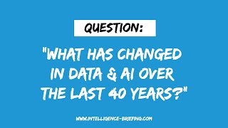 What Has Changed In Data & AI Over The Last 40 Years? (Guest: Randy Bean)