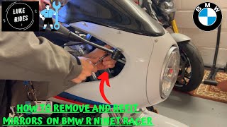 BMW R NineT Racer / How To Remove And Refit Mirrors