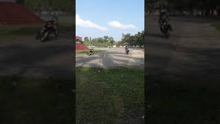 Supermoto vs roadrace | kx250 vs Satria Fu di gor MTQ muara bungo