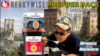 READYWISE PREPPER PACK EMERGENCY HURRICANE APOCALYPSE SHTF DISASTER PREP FOOD KIT 25 YEAR SHELF LIFE