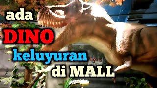 SIRIN LIAT DINOSAURUS GEDE BANGET,sirin takut sama dino di dino lab di bg juction mall