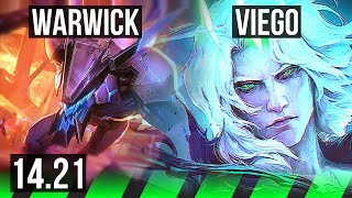 WARWICK vs VIEGO (JGL) | 7/0/2, Godlike | KR Diamond | 14.21