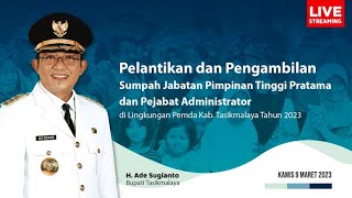 🔴 PELANTIKAN DAN PENGAMBILAN SUMPAH JABATAN | Kamis, 9 Maret 2023