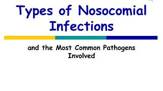 Nosocomial infections  2019 VOICE