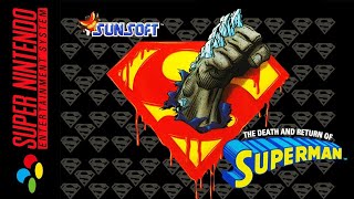 The Death and Return of Superman Snes Gameplay full