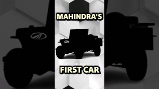 Mahindra's first car 🔥🔥 #shortsfeed #shortsviral #mahindra