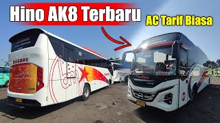 Bus Ekonomi AC Ternyaman Di Jalur Panas || Trip Bus Bagong Malang - Surabaya