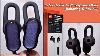 Mi Sports Bluetooth Earphones Basic - Unboxing & Review!!