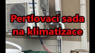 Pertlovací sada na klimatizace