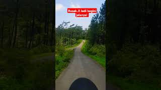 Rusak..! Begini jalannya! #jalanrusak #perjalanan #motovlog