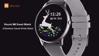 New Xiaomi IMILAB KW66 Business Casual Watch, with 3D Curved Sreen and 30 days long battery life!