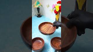 Wooden Bowls || #asmr #review #shorts #short #unboxing