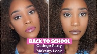 BACK TO SCHOOL :: COLLEGE PARTY MAKEUP LOOK | Avia LeVon