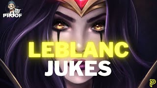 LEBLANC CRAZY JUKES MUST WATCH! VIRAL LEBLANC OUTPLAY league of legends