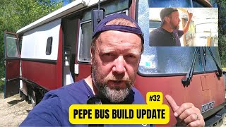 Pepe🦋 Camper Bus Build #32 |  Update From The Archives - Quick Walkthrough, Small Stuff Takes Time!