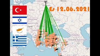 Sporadic E FM-DX 12.06.2021 (TUR, ISR, CYP, GRC)