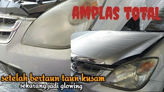 PoLEs Mobil kusam berjamur,full amplas jadi kinclong. (@garasikemon )