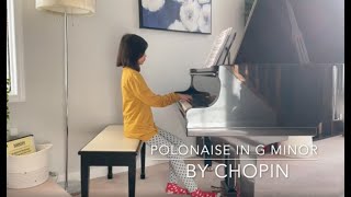 Chopin | Polonaise in G minor Posth. | RCM Level 7 | Bridgette |