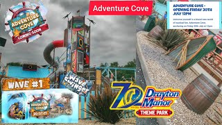 Adventure Cove Update 4 | Wave Swinger Open?!? | New Theming | Drayton Manor 2021