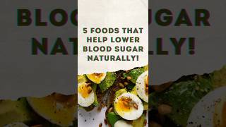 5 Foods That Help Lower Blood Sugar Naturally #food #bloodsugar  #healthyeating #healthyfood